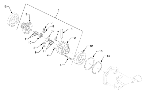 Part Location Diagram of DD-T4125-42321 Cub Cadet Cover, Differential Case